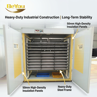 Incubateur industriel BeYou 5000 œufs, taux d'éclosion de 98 %, certifié CE, couveuse automatique pour volailles (poulets, canards), compatible solaire, 220V
