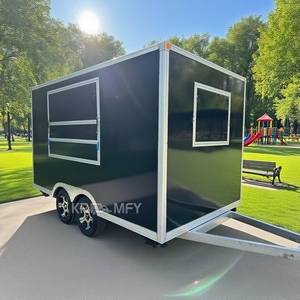 Chariot de restauration mobile pour glaces, hot-dogs, café et boulangerie, entièrement équipé - Product Image 1