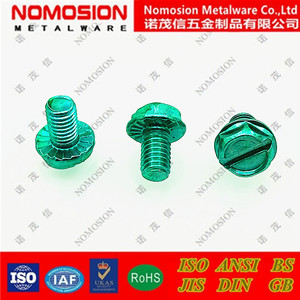 Tornillo de Puesta a Tierra para Cable LED # Brida hexagonal de acero de 8 mm (10-32) con ranura para accesorios de cableado eléctrico - Product Image 4