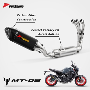 Sistema de Escape Completo de Fibra de Carbono al por Mayor de Forsound Factory para Yamaha MT09 Tracer <span class=keywords><strong>900</strong></span>, Silenciador Estilo MotoGP, Sistema Completo - Product Image 6