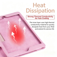 Casing Pelindung Kulit PU Lipat Dua Lipat untuk iPad 10.2/10.5 9.7'' Air1/Air2 dengan Tempat Pena