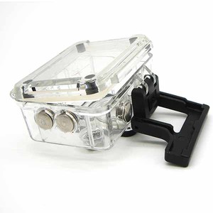 Boîtier étanche personnalisé en plastique transparent pour caméra d'<span class=keywords><strong>action</strong></span>, étui de protection moulé par injection avec joint en caoutchouc et support de montage - Product Image 4
