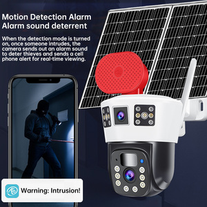 Rscamtom 4K Sistema de cámara de seguridad solar Visión nocturna Inalámbrico Detección de movimiento al aire libre 4G Alarma Push Tarjeta SD Almacenamiento de datos - Product Image 5