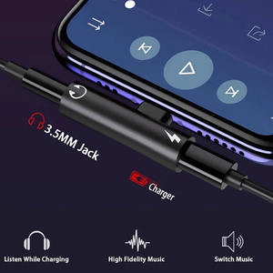 EONLINE 3D pour <span class=keywords><strong>iphone</strong></span> 15 Pro Max <span class=keywords><strong>Mini</strong></span> 2 en 1 Type C à 3.5mm <span class=keywords><strong>Jack</strong></span> Adaptateur audio pour écouteurs pour convertisseur de charge de casque - Product Image 3