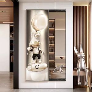 Quadro Decorativo Moderno Minimalista di Alta Qualità <span class=keywords><strong>con</strong></span> Specchio Nascosto a Figura Intera, Design Artistico da <span class=keywords><strong>Parete</strong></span> - Product Image 2