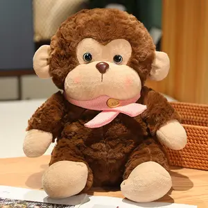 귀여운 만화 박제 동물 봉제 고릴라 원숭이 부드러운 박제 동물 인형