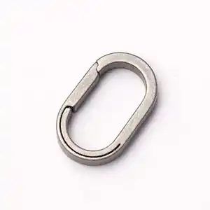 Titanium Alloy CNC Machine EDC Gear Key Ring keychain