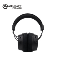 Accuracy Pro Audio Monitor estéreo Auriculares Broadcast On-ear Over-ear Auriculares con almohadillas de espuma