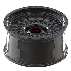 Deep Dish Machine Lip Gun Metal/Silver/White 15 Inch 4X100 Alloy Wheel Rim
