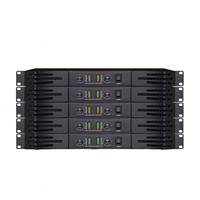Penguat Daya Profesional Kelas D 1U TDP222 FCC CE ROHS 2*2200W 8Ω, 2*3600W 4Ω, Casing Logam dengan Harga Terjangkau