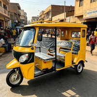 Nouvel Arrivage Tricycle Électrique 4000W à Moteur TVS, Carrosserie Ouverte, 60V, Type Bajaj Africa Keke, avec Caractéristiques Communes