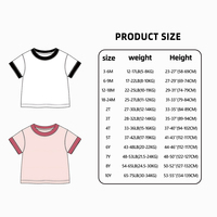 Fabricante de Ropa Infantil, Camisetas para Bebés y Niños, Suaves y Transpirables, Lavables a Máquina, Camisetas Personalizadas para Niñas
