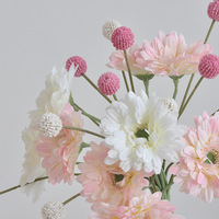Simulierte große Zweige mit Gerbera, neue chinesische Heimdekoration, frische einzelne Chrysanthemen, Modellraum-Tischdekoration, Seidenblumen