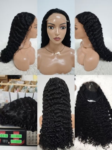 Letsfly 163$ Promotion Burmese Deep Curly 5x5 Lace Closure <b>Wigs</b> 100% Human Hair 24inch Virgin Hair <b>Wigs</b> Color Wholesale 10A 300% - Product Image 2