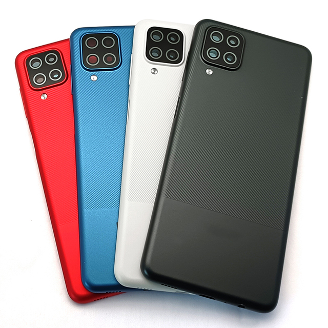 Rear Door Housing Shell Tpu Replacement Compatible A125F Phone Case Camera With Lens A12 A125 Back Battery Cover For Samsung