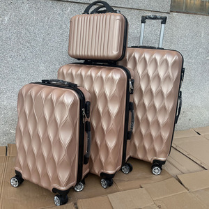 Valise à roulettes universelles en ABS, ensemble de quatre pièces 12/20/24/28 pouces, <span class=keywords><strong>bagage</strong></span> cabine sur mesure <span class=keywords><strong>pour</strong></span> le commerce extérieur, étanche - Product Image 6