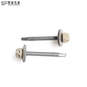 Tornillo de techo <span class=keywords><strong>autoperforante</strong></span> <span class=keywords><strong>hexagonal</strong></span> bimetálico anticorrosión resistente a la intemperie de acero inoxidable con arandela EPDM - Product Image 5