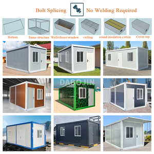 Casa Contenedor Prefabricada Expandible de 40 pies, <span class=keywords><strong>Hotel</strong></span> Modular, Resort Plegable, Sala de Estar Prefabricada de Acero, Cocina, Panel Sándwich - Product Image 4