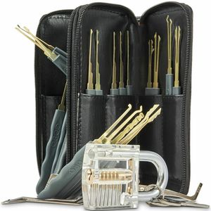 Bộ Dụng Cụ Lấy Khóa 24 Cái Dụng Cụ Thợ Khóa 1 Cái Ổ Khóa Trong Suố<span class=keywords><strong>t</strong></span> Dụng Cụ Thực Hành Thợ Khóa Bộ Dụng Cụ Lấy Khóa - Product Image 3