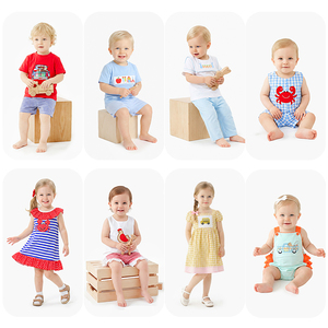 Set di <span class=keywords><strong>Abbigliamento</strong></span> Estivo per Ragazze Puresun, Design Professionale con Stampa Cartoon, in Cotone Traspirante Personalizzato - Product Image 3