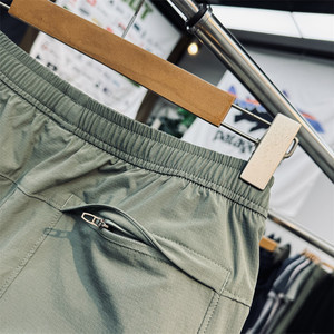 <span class=keywords><strong>Pantalon</strong></span> de sport pour homme 2026, coupe droite fuselée, taille élastique, léger, séchage rapide, respirant, hydrofuge, pour activités de plein air - Product Image 4