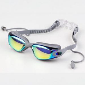 Lunettes de <span class=keywords><strong>natation</strong></span> anti-buée sans fuite avec lentilles PC et bouchons d'oreilles Lunettes de <span class=keywords><strong>natation</strong></span> professionnelles hommes femmes pour les compétitions - Product Image 1