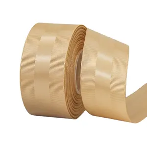 Hochwertige Waschpflege Großkorn-Bänder Rolle für Blumenstrauß 4 cm Satin Polyester-Band für Geschenkbox