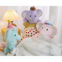 Peluche Éléphant Adorable, Jouet en Peluche Doux, Vente en Gros, Fabricant Personnalisé, Compagnon de Sommeil pour Bébé, Cadeaux Réconfortants pour Enfants