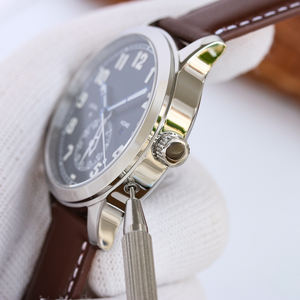 Montre unisexe élégante et polyvalente, cadran bleu multifonctionnel lumineux, boîtier en acier inoxydable, montre de luxe pour les élites, formelle - Product Image 4