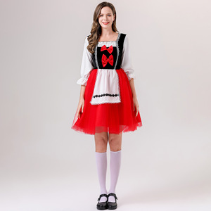 Disfraz de Sirvienta Roja de Halloween de HP, Disfraz de Cuento de Hadas para Adultos, Disfraz para Representaciones Escénicas - Product Image 3