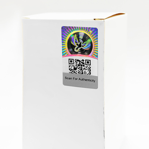 Chất lượng cao an ninh cắt mã QR Làm xáo trộn hiển nhiên tùy chỉnh ba chiều <span class=keywords><strong>Sticker</strong></span> chống Giả Mã Vạch nhãn - Product Image 3