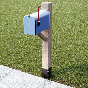 Ancres <span class=keywords><strong>de</strong></span> <span class=keywords><strong>poteau</strong></span> <span class=keywords><strong>de</strong></span> clôture <span class=keywords><strong>de</strong></span> jardin réglables et robustes 50X50 70X70 Structure en <span class=keywords><strong>bois</strong></span> galvanisée en métal avec support triangulaire - Product Image 5