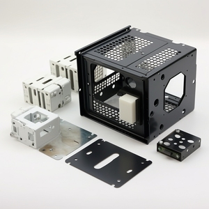 OEM Custom Precision <b>Sheet</b> Metal Fabrication Modular Server Chassis Black Electronic Enclosure Components - Product Image 1