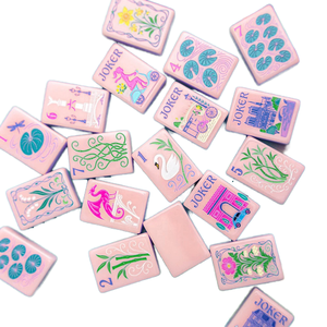 Juego <span class=keywords><strong>de</strong></span> Mahjong Americano <span class=keywords><strong>de</strong></span> Acrílico Rosa Chic Parisino, 160 Piezas, <span class=keywords><strong>de</strong></span> Una Sola Capa, Ecológico, Duradero, para Fiestas, Regalo <span class=keywords><strong>de</strong></span> Pascua para Ella - Product Image 4