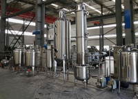 Évaporateur à effet unique pour liquides d'extrait de vapeur d'acétate d'éthyle / apigénine / lutéoline / glycyrrhizine