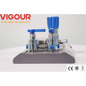 Panel de control de presión de etapa única SS316L con válvula de cierre de latón Tipo diafragma regulador de CO2 oxígeno LPG propano argón gases - Product Image 2