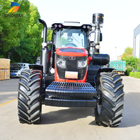 Tracteur agricole diesel 4x4 mini avec cabine de luxe et chargeur frontal, fourni par l'usine, pour l'agriculture au Kenya