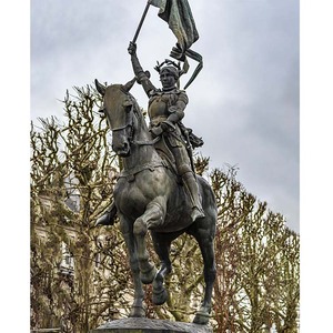 Escultura de caballo de latón grande de alta calidad personalizada, soldado de cobre negro, fundición artesanal, estatua de bronce del rey Jorge IV, precios - Product Image 3