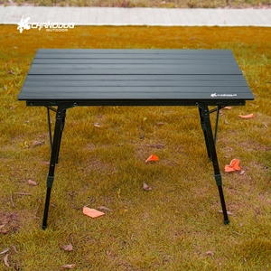 Table pliante de camping d'extérieur à hauteur réglable, idéale pour les pique-niques, pliable pour un rangement facile, table à thé - Product Image 4