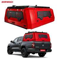 Capot rigide en alliage d'aluminium pour pick-up avec panneaux latéraux MOLLE et porte arrière solide pour Mitsubishi Triton