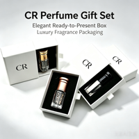 Boîte cadeau rigide de style tiroir personnalisée pour l'emballage de flacons de parfum et d'huiles essentielles