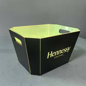 Cubo <span class=keywords><strong>de</strong></span> hielo acrílico con logotipo OEM, Enfriador <span class=keywords><strong>de</strong></span> vino, cubo <span class=keywords><strong>de</strong></span> hielo Led recargable para <span class=keywords><strong>Bar</strong></span>, Club nocturno, eventos, cubo enfriador luminoso para vino - Product Image 3