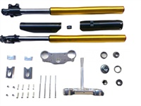 Nouvel amortisseur avant inversé universel de haute qualité 710/735/800MM pour moto tout-terrain avec roulements coniques de tige de direction