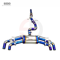 Système d'échappement SDO Performance Blue Burnt Titanium pour VW Golf R MK8 MK8.5 2.0T 2021-2026 Valve Muffler Catback