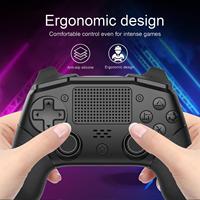 Alimentation directe d'usine sans fil pour PS4 et PC Gamepad Gyroscope 6 axes Double moteur de vibration et contrôleur de jeu de prise casque