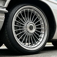 Jantes forgées Bku 2 pièces 5x127 pour Cadillac 62 Coupé, Sedan, DeVille, 60 Special, Fleetwood, 20 pouces, 8.5J, jantes en alliage chromées personnalisées