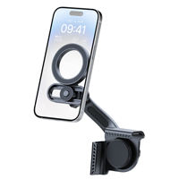 Support de téléphone magnétique universel A300+X370 à rotation 360°, étanche, pour voiture et bureau, aimant puissant N52 pour Android, conduite mains libres