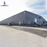 Almacén de Estructura de Acero Galvanizado, Edificio de Almacenamiento Industrial, Estructura Metálica Prefabricada, Almacén Logístico