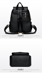 Mochila de viaje universitaria de gran capacidad de cuero personalizada nueva al por mayor mochilas de mujer - Product Image 5