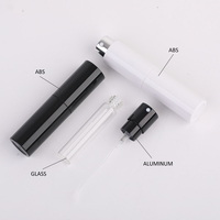 Vaporisateur de parfum de voyage rechargeable 8 ml, mini atomiseur de parfum, flacons en plastique vides à mécanisme rotatif